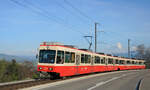 Be 8/8 29 zwischen Neuhaus und Scheuren am 11.04.2014.