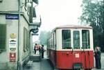 Forchbahn Zürich - Esslingen__Bw 119 an der Endstation Esslingen beim Umsetzen.__15-09-1974
