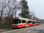 Be 4/6 Pendel bei der Ausfahrt in Esslingen richtung Forch- Zrich am 23.Mrz.08