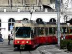 FB - Be 8/8  23 bei der einfahrt zur Haltestelle in Zrich Stadelhofen am 01.04.2011