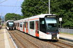 EMU's 54 and 56 from FLP are stopping in Cappella Agnuzzo, 18/7/2024