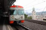 Zug nach Ponte Tresa im FLP Bahnhof in Lugano.10.09.13    
