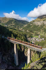 GGB Bhe 4/6 309x / Findelbachbrücke, 29.