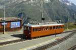 MGB GGB - Regionalzug 223b von Zermatt nach Gornergrat am 29.06.2007 Einfahrt Riffelberg mit Bhe 2/4 3039  