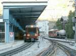 Bahnhof der Gornergratbahn in Zermatt am 23.09.09