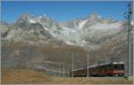 Kurz vor der Station Rotenboden konnte ich diesen GGB Zahnradbahnzug fotografieren.