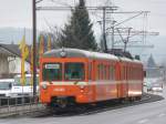 AAR - Steuerwagen mit Triebwagen Be 4/4 unterwegs in Suhr als Regio nach Menziken am 07.02.2009
