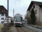 AAR - Triebzug Be 4/8 33 unterwegs in Suhr am 06.02.2010