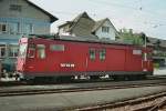 AAR ( ex WSB ) Gtermotorwagen De 4/4 44 auf dem Depotareal von Aarau am 11.05.2006