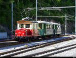 AB - Oldtimer Ge 2/2  49 mit Extrazug im Bahnhofsareal von Herisau am 12.06.2022