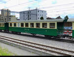 MBC ( BAM ) - Personenwagen 1+2 Kl.  AB 25 im Bahnhofsareal von Morges am 06.05.2022