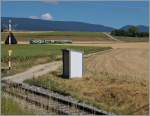 Diese reizende Haltstelle hört auf den edlen Namen  Chardonney-Château . 
Der BAM Regionalzug 114 im Hintergrund noch zu sehen, war hier ohne Halt durchgefahren.
21. Juli 2015