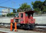 MBC/BAM: Unterhaltsarbeiten am Te III 147 unter freiem Himmel in Morges am 20. Juli 2015.
Foto: Walter Ruetsch 