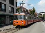 BD - Triebwagen BDe 8/8 1 zusammen mit den BDe 8/8 2 unterwegs in Dietikon am 29.05.2010