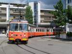 Die BDe 8/8 Nr 9 und 6 verlassen den Bahnhof Dietikon am 27/07/10.