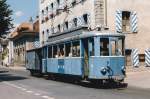 Seit dem  Januar 1898 verkehrte die Trambahn vom Bahnhof Bex durch das Städtchen bis zur Depotwerkstätte Bévieux, wo ein Güteranschlussgeleise zur Saline Bex für die Anfuhr