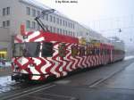 Be 4/4 16 mit Bt 114 steht am 27.12.07 in Frauenfeld.