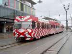 FW - Abfahrbereiter Pendelzug der Frauenfeld Wil Bahn mit dem Steuerwagen Bt 113 und dem Triebwagen Be 4/4 11 auf dem Bahnhofplatz von Frauenfeld am 11.11.2007