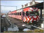 Bt 111  und Be 4/4 17 in Wil. (06.01.2011)