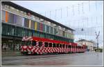 Be 4/4 16 und Bt 112 auf dem Bahnhofplatz in Frauenfeld. (06.01.2011)