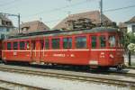 FW - Triebwagen Be 4/4  205 in Wil im Mai 1985 ..