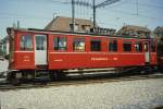 FW - Triebwagen Be 4/4  201 in Wil im Mai 1985 .. Bild an Dia  