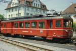 FW - Triebwagen BDe 4/4  207 in Wil im Mai 1985 ..