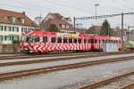 Zug der Frauenfeld-Wil Bahn,abgestellt in Wil/SG 25.02.14