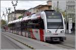 ABe 4/8 R 7152 abfahrbereit in Frauenfeld. (02.05.2015)