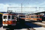 GFM: Idylle vom Bahnhof Bulle im August 1997.
Foto: Walter Ruetsch