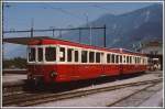 ABD 66 abfahrbereit in Martigny Richtung Le Chatelard frontire.