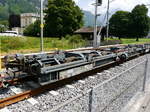 MIB - KWO  - ex SBB Brünig Rollschemmel Ua 9871 bei der MIB in Meiringen abgestellt am 04.08.2017
