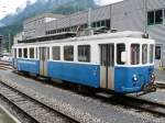 Abgestellter Triebwagen am 7.8.2007 in Innertkirchen