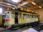 ANAT / TransN - Triebwagen Be 2/4 44 im Trammuseum der ANAT in Areuse am 22.05.2016 