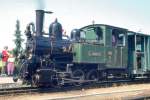 WB - G 3/3 5 am 09.05.1993 in Bad Bubendorf - Dampflok G.THOMMEN - SLM - Baujahr 1902 - Gewicht 15,00t - Wasser 1,70m - Kohle 0,80t - LP 5,88m - zulssige Geschwindigkeit km/h 30 - =07.06.1980.