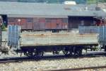 WB - Kklm 305 am 09.05.1993 in Liestal - Niederbordwagen - SIG - Baujahr 1880 - Gewicht 2,30t - Zuladung 5,00t - LP 4,70m - zulssige Geschwindigkeit km/h 50.