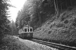 Yverdon–Ste-Croix__Tw 1 von 1944/45 auf der Strecke.__29-08-1976