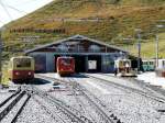 JB - Einstellhalle mit div Fahrzeugen auf der Kleien Scheidegg am 16.09.2011 ..