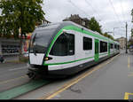 LEB - Triebwagen RBe 4/8 43 unterwegs in Lausanne am 06.09.2020