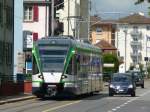 LEB - Triebwagen RBe 4/8 43 unterwegs in Lausanne als Regio nach Lausanne am 09.09.2010
