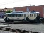 Triebwagen BDe 4/4 21 im Depotareal von Echallens am 03.09.2006