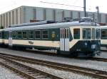 Triebwagen Be 4/4  27 im Bahnhof von Echallens am 03.09.2006  