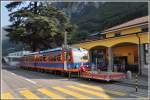 Ausgangspunkt der Monte Generoso Bahn ist Capolago Riva San Vitale am Luganersee auf 274m /M..