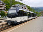 MOB - ABeh 2/6 7508 als Regio nach Montreux im Bahnhof Chernex am 09.05.2017