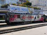 MOB / Goldenpass - Lok GDe 4/4 6006 im Bahnhofsareal in Montreux am 25.09.2017