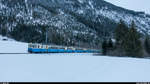 ...und sie fahren auch noch im 2018!<br>
Leerzug Lenk - Zweisimmen mit ABDe 8/8 4002  Vaud  am 2. Januar 2018. Aufgenommen bei Blankenburg.