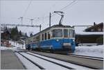 Zeitlos schön: Der MOB ABDe 8/8 4001 beim Halt im noch ziemlich ursprünglichen Bahnhof von Schönried.
10. Jan. 2018