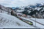 BC Winterdampffahrt Zweisimmen - Montreux am 4.