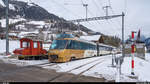 MOB Golden Pass Panoramic mit GDe 4/4 6001 begegnet am 26.