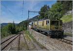 Die MOB GDe 4/4 6003 erreicht mit ihrem PE 2123 von Zweisimmen nach Montreux den Bahnhof von Chamby. Links im Bild die Strecke nach Blonay.

25. Juli 2020